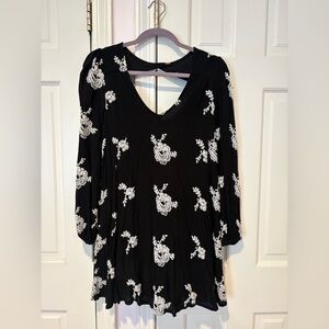Free People Emma’s Embroidered Dress XS